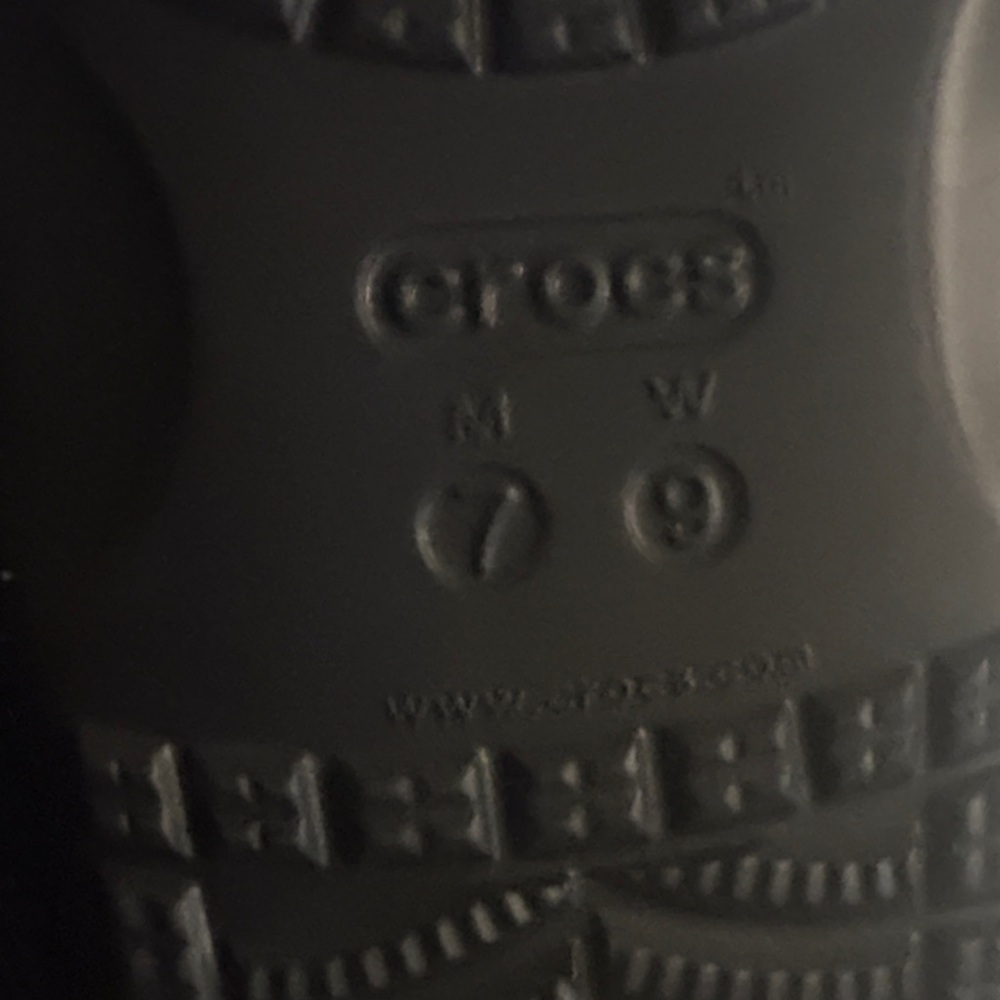 CROCS  Multicolor Tie-Dye Slide Sandals - Picture 2 of 3
